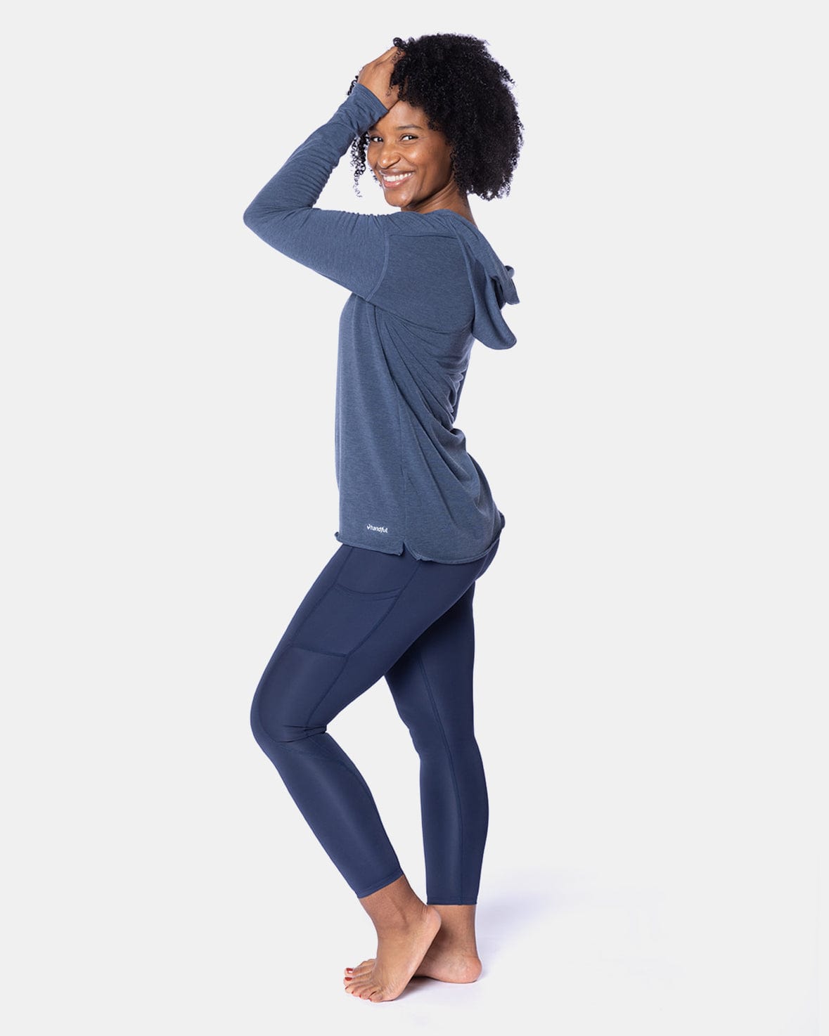 Hello Sunshine UPF Hoodie – Night Swim Navy-1