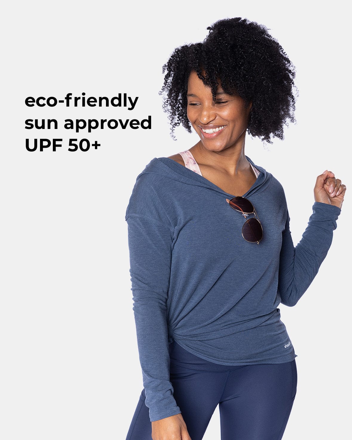 Hello Sunshine UPF Hoodie – Night Swim Navy-2