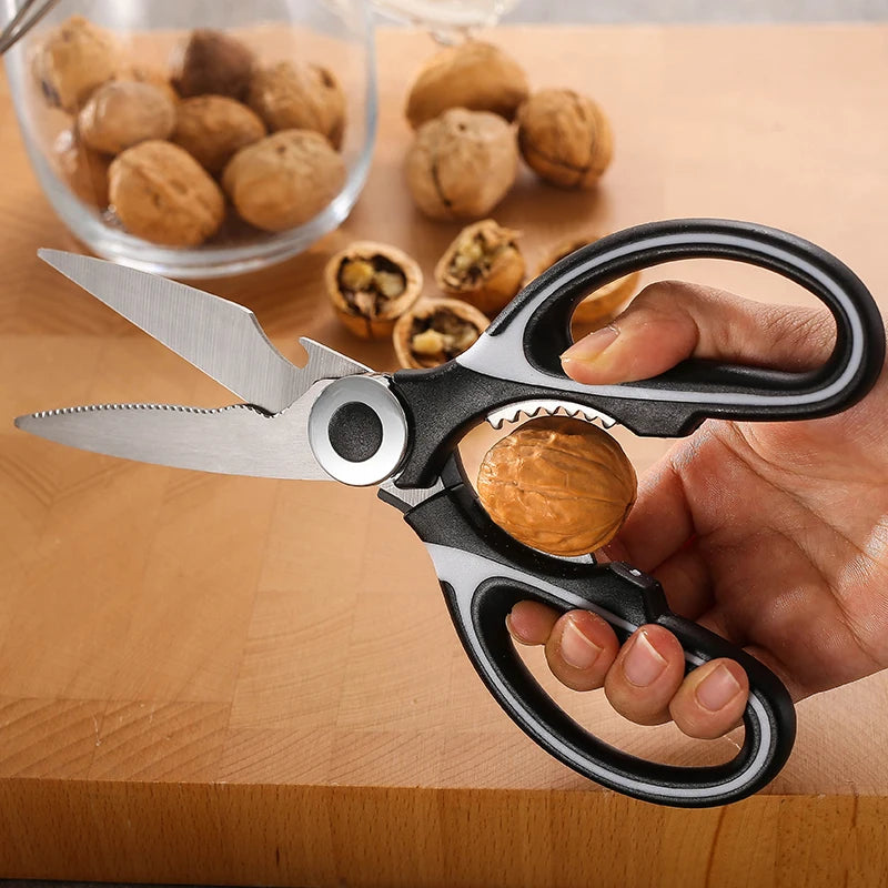 Kitchen Scissors Chicken Bone Scissors with Cover Stainless Steel