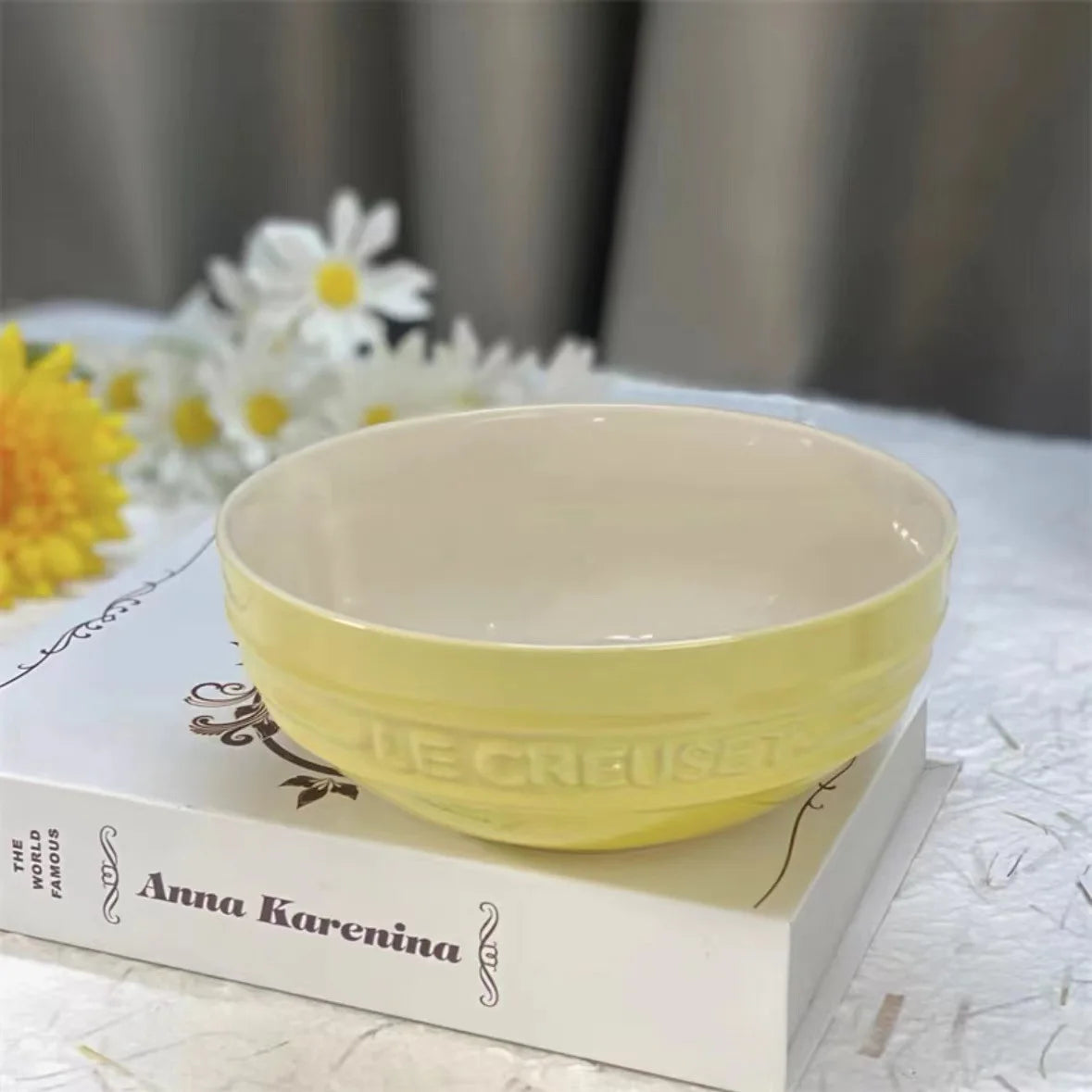 French Cool Rainbow 12cm 15cm 20 Bowl Set Ceramic Stoneware Rice Bowl Kitchen Household Utensils 6-Piece Set High-End Gift