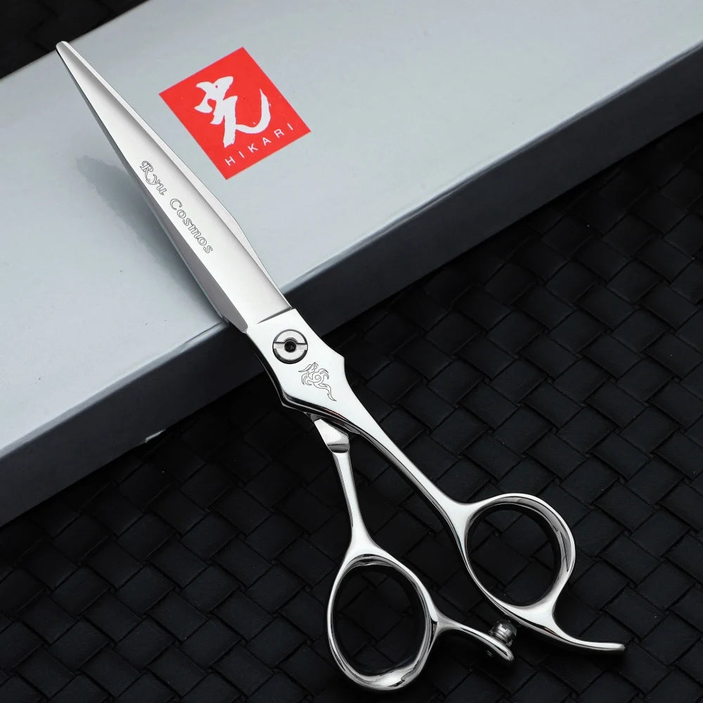 Japan Imported HIKARI Professional Barber Scissors Light Cut 6.3 Inches 172 Molybdenum Steel Structure Hair Stylist Special