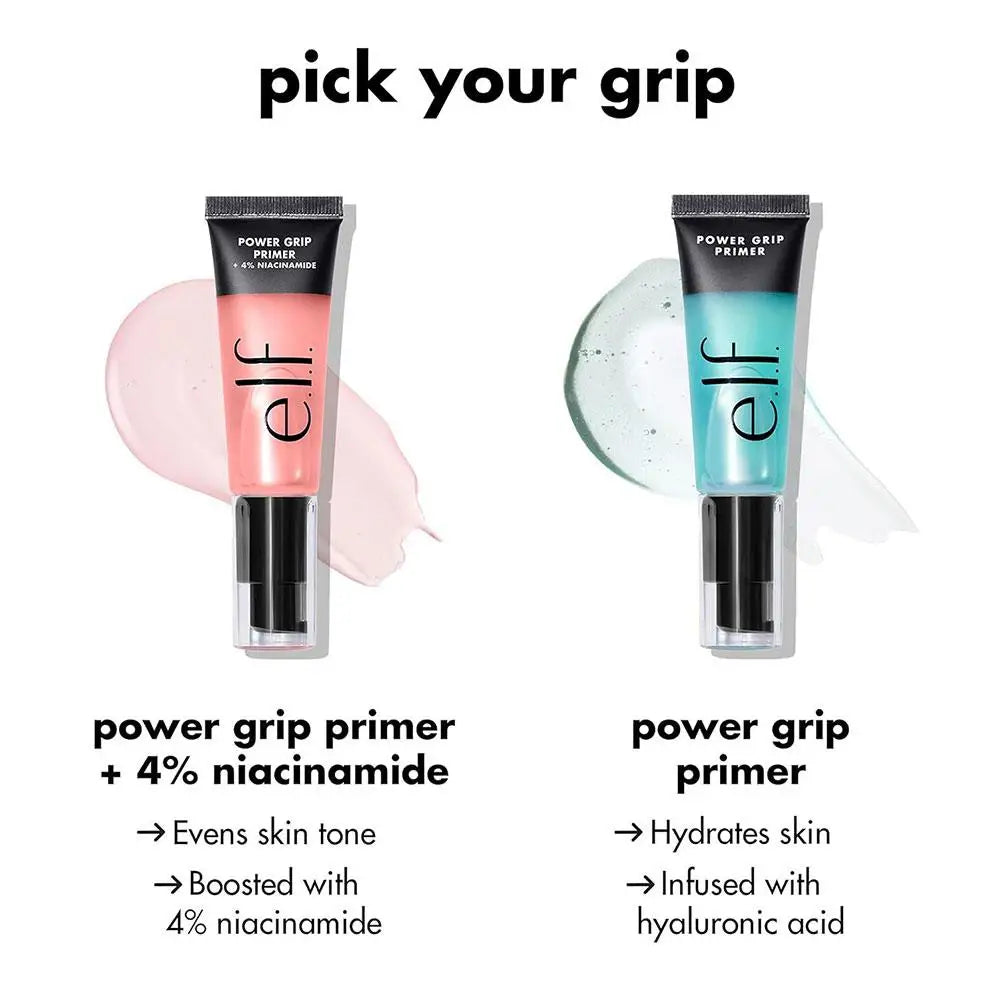 Power Grip Primer Gel Hyaluronic & 4% Niacinamide Brightening Acid Hydrating Long-lasting Wear Face Contour Makeup Cosmetic