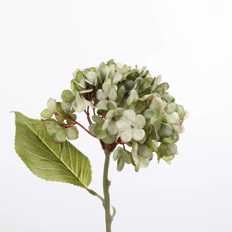 Artificial Hydrangea silk Flowers Home Room vases table Accessories Wedding wall Diy gift box Bridal Bouquet Holiday Party Decor
