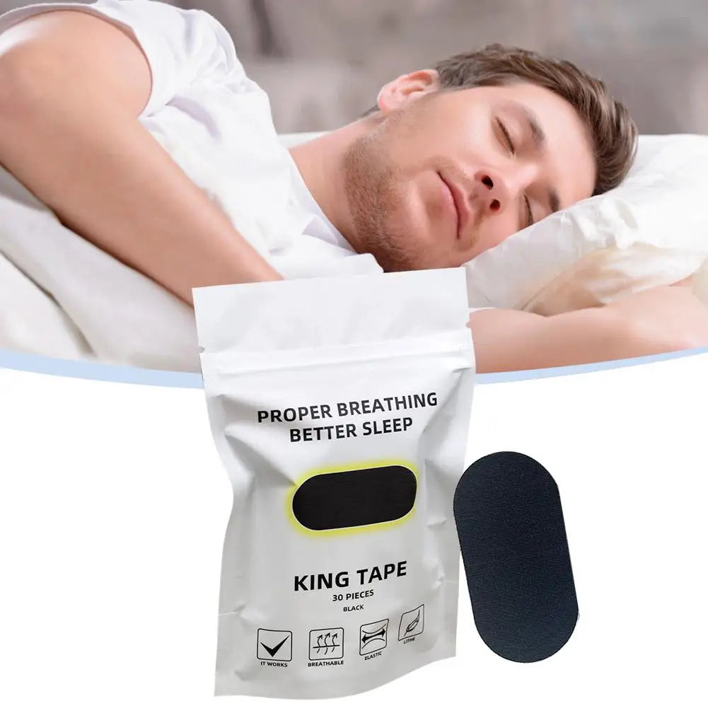30Pcs Mouth Tape Sleep Strip Anti-Snoring Mouth Breathing Tape To Improve Sleep Mouth Stickers for Snoring Lip Patch