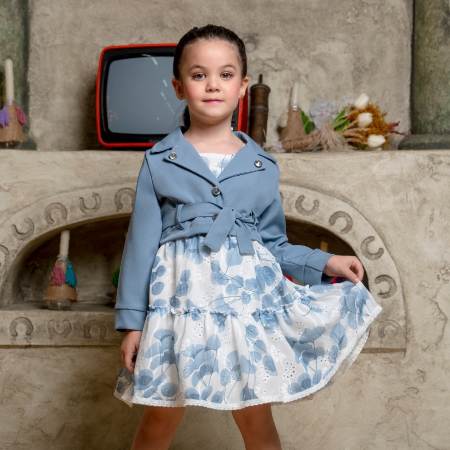 Swanky Sweetheart Girls Casual Set-1