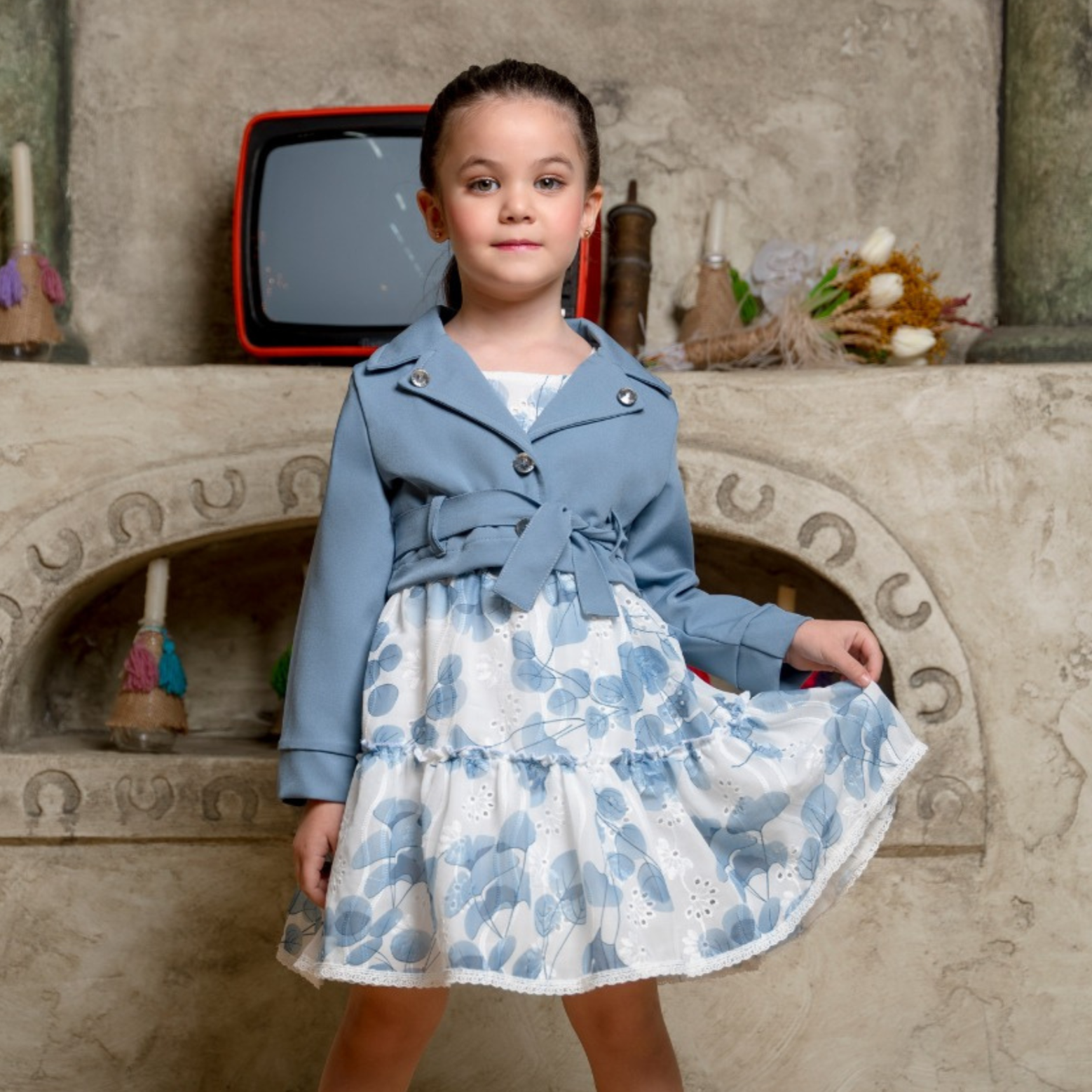 Swanky Sweetheart Girls Casual Set-1