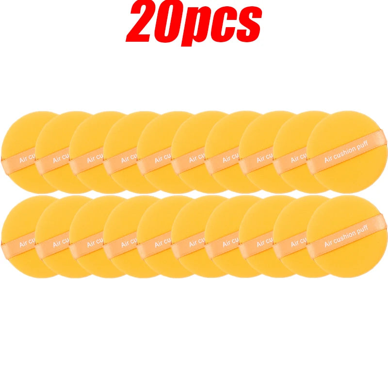 20pcs Strawberry Cosmetic Sponge Puff Double Side Soft Beauty Makeup Air Cushion Puffs Dry and Wet Use BB Cream Cosmetics Tools