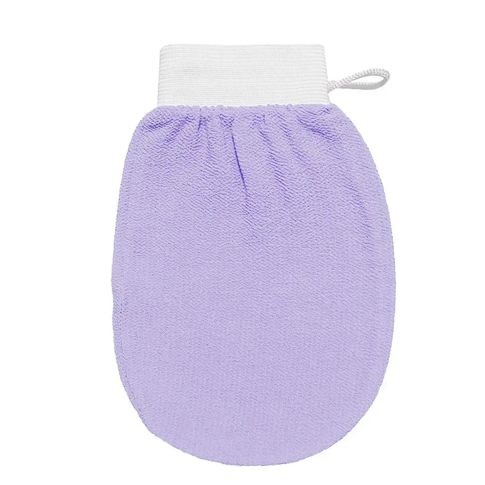 1pc Scrub Exfoliating Gloves Back Scrubbers Dead Skin Facial Massage Gloves Durable Multi Color Deep Cleansing Towels For Shower