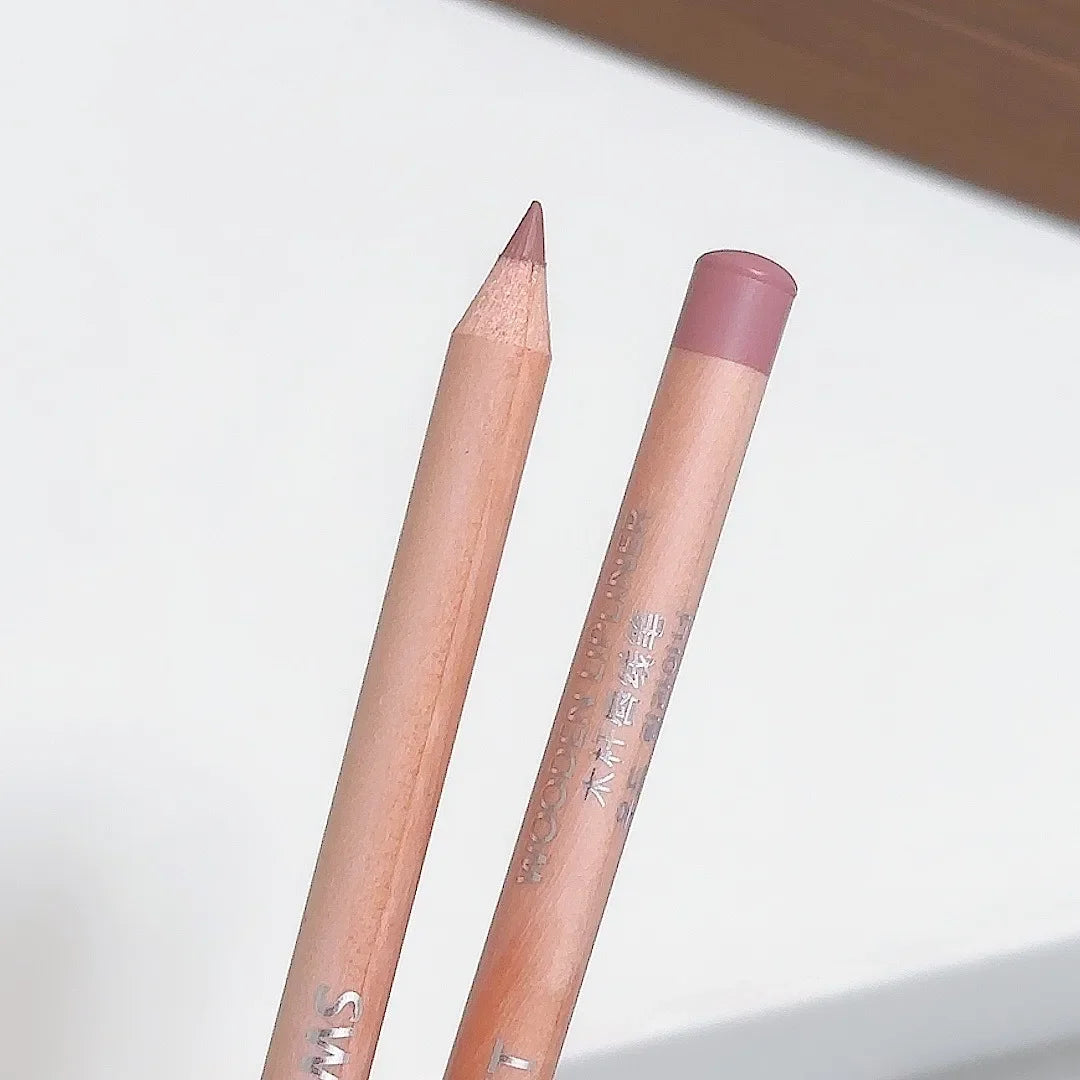 Bean Paste Pink Lip Liner Pen Professional Lip Liner Pencil Velvet Matte Lip Non-stick Cup Nude Lipstick Pen Contour Line Makeup
