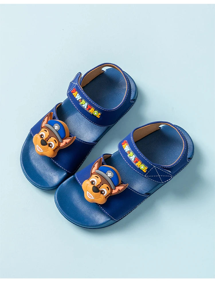 PAW PATROL genuine boys and girls sandals summer new children's beach shoes non-slip soft sole light sandals