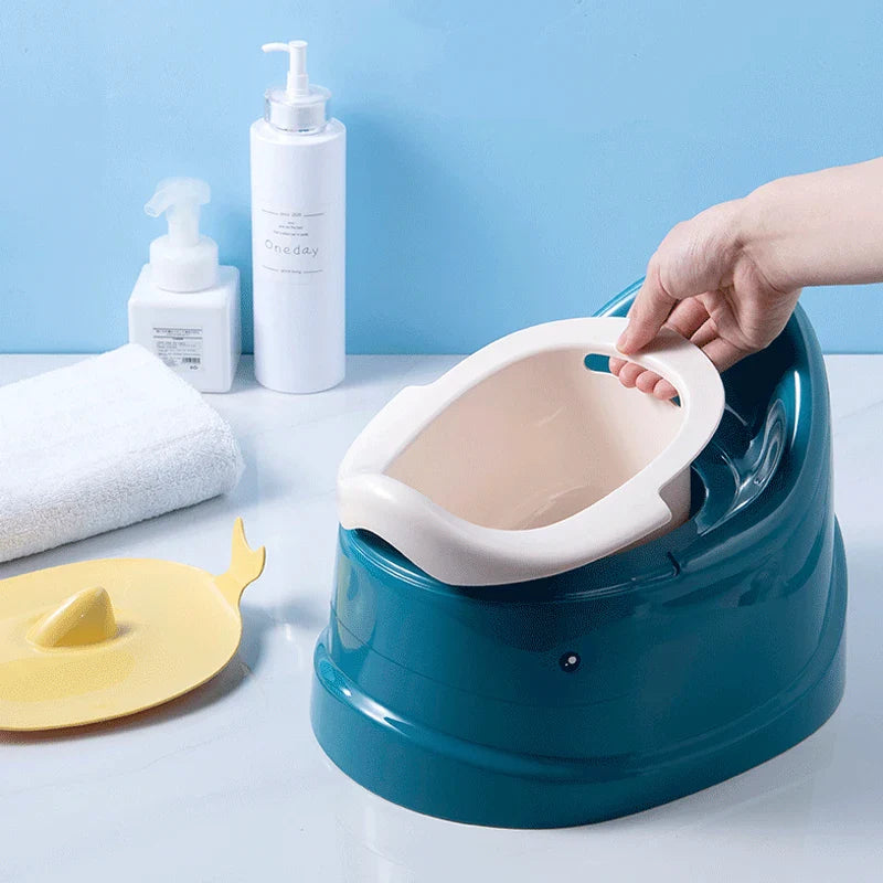 Non-slip Whale Potty with Lid-4