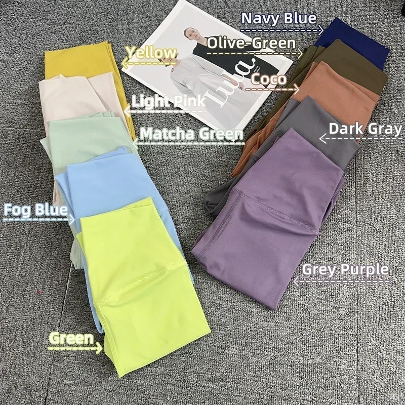 Hot Sale Fitness Female Leggings Running Pants Leggings High Waist Push Up Sport Women Fitness Running Yoga Pants