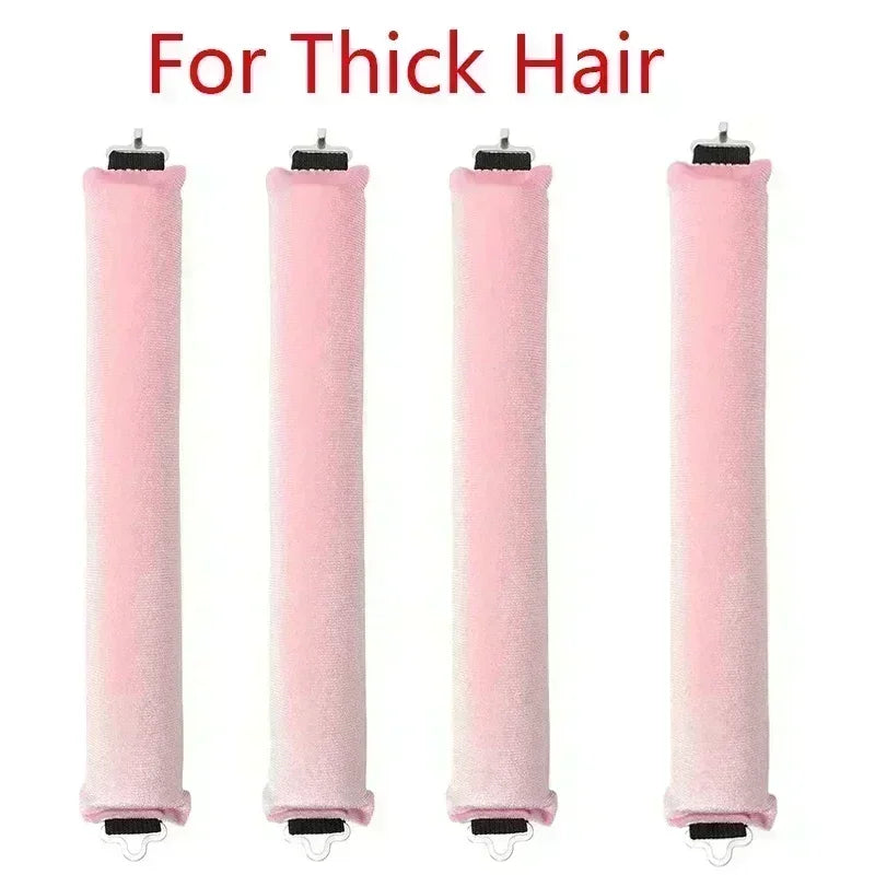 Heatless Hair Curlers Curling Rod Headband No Heat Hair Rollers Lazy Curls with Hook Sleeping Soft Flexi Rod Hair Styling Tools