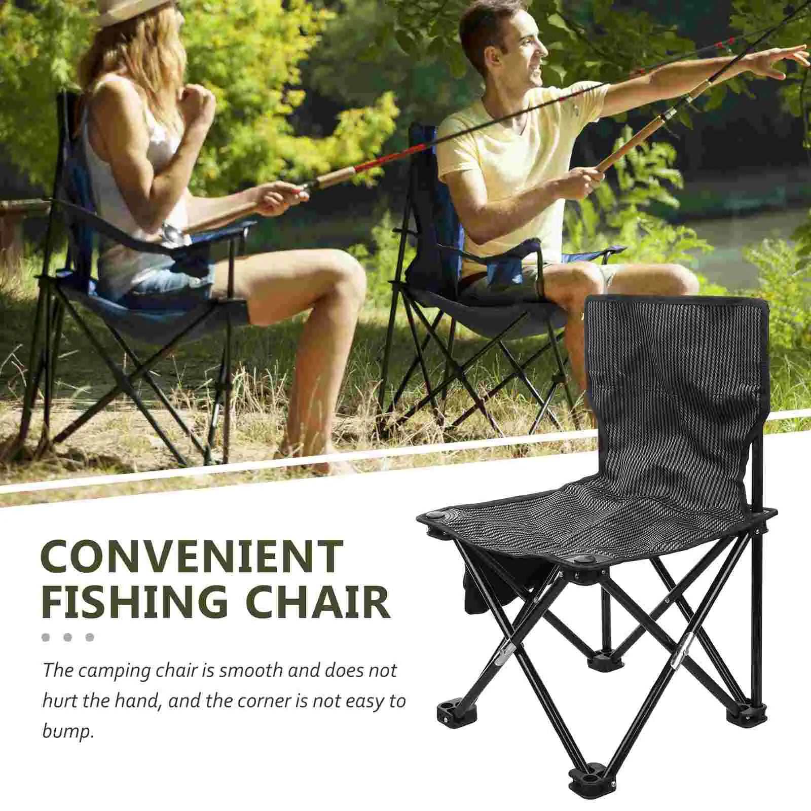 Portable Folding Camping Chair with Carry Bag-3