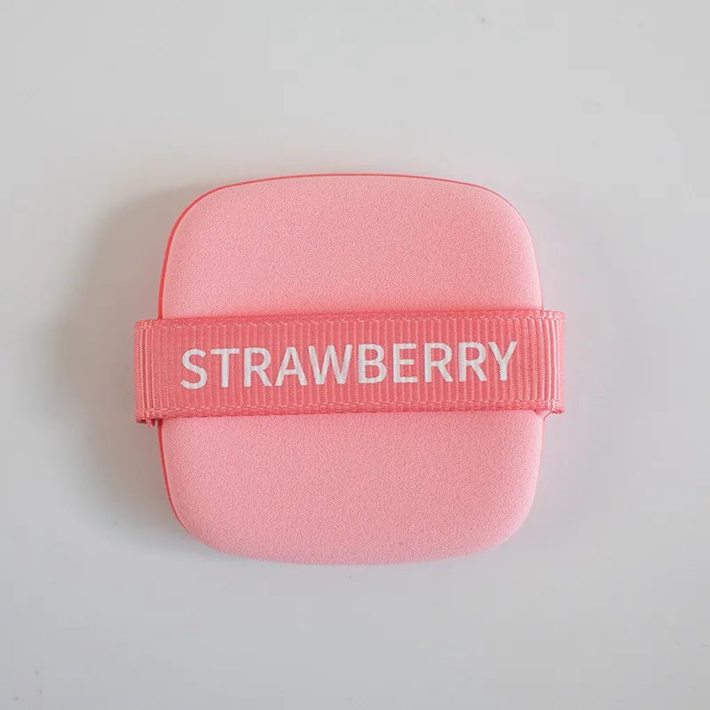 Guo Xiao Niu Niu Strawberry Biscuit air cushion puff dry and wet foundation super soft not eat powder big makeup sponge
