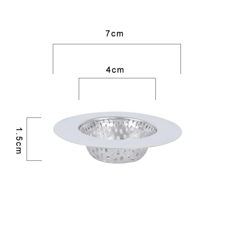 Hair Catcher Stainless Steel Bathtub Shower Drain Filter
