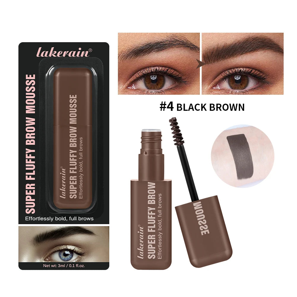 Superfluff Volumizing Brow Mousse Eyebrow Gel Thick Eyebrows Tint Tinted Brow Gel Multiple Color Long-Lasting Waterproof Makeup