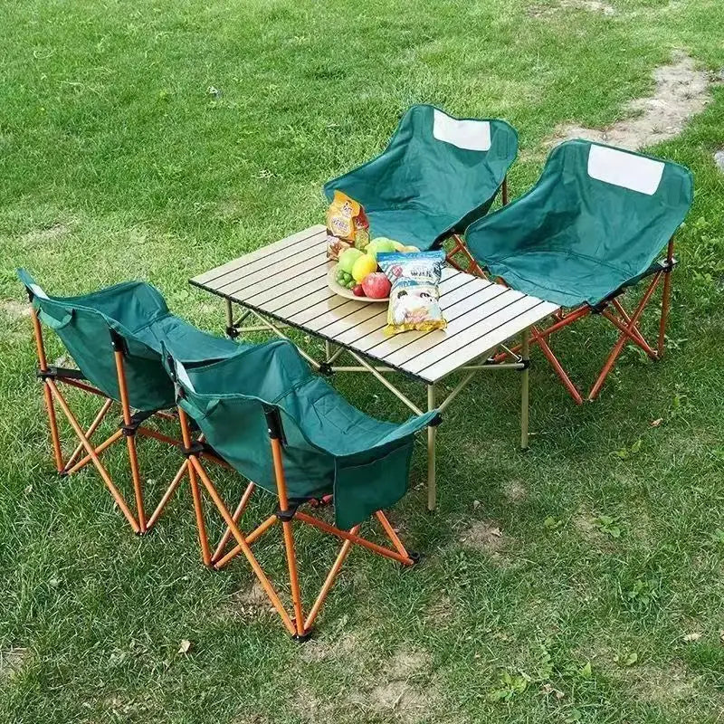 Coffee Tables Outdoor camping Portable aluminum alloy folding table detachable panel barbecue table mobile kitchen picnic table