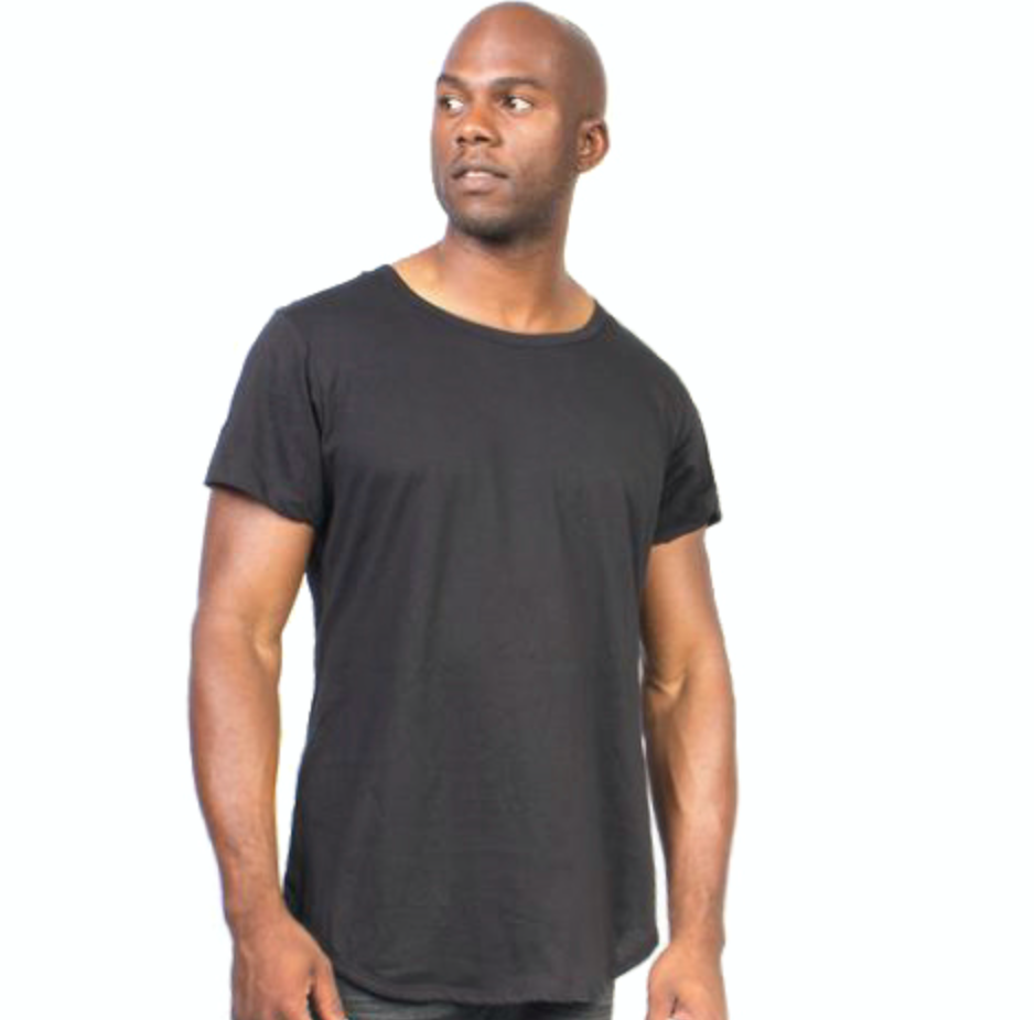 3011 - CLOSEOUT Unisex Curved Hem Tee-2
