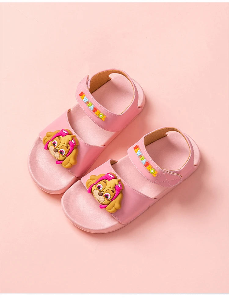 PAW PATROL genuine boys and girls sandals summer new children's beach shoes non-slip soft sole light sandals