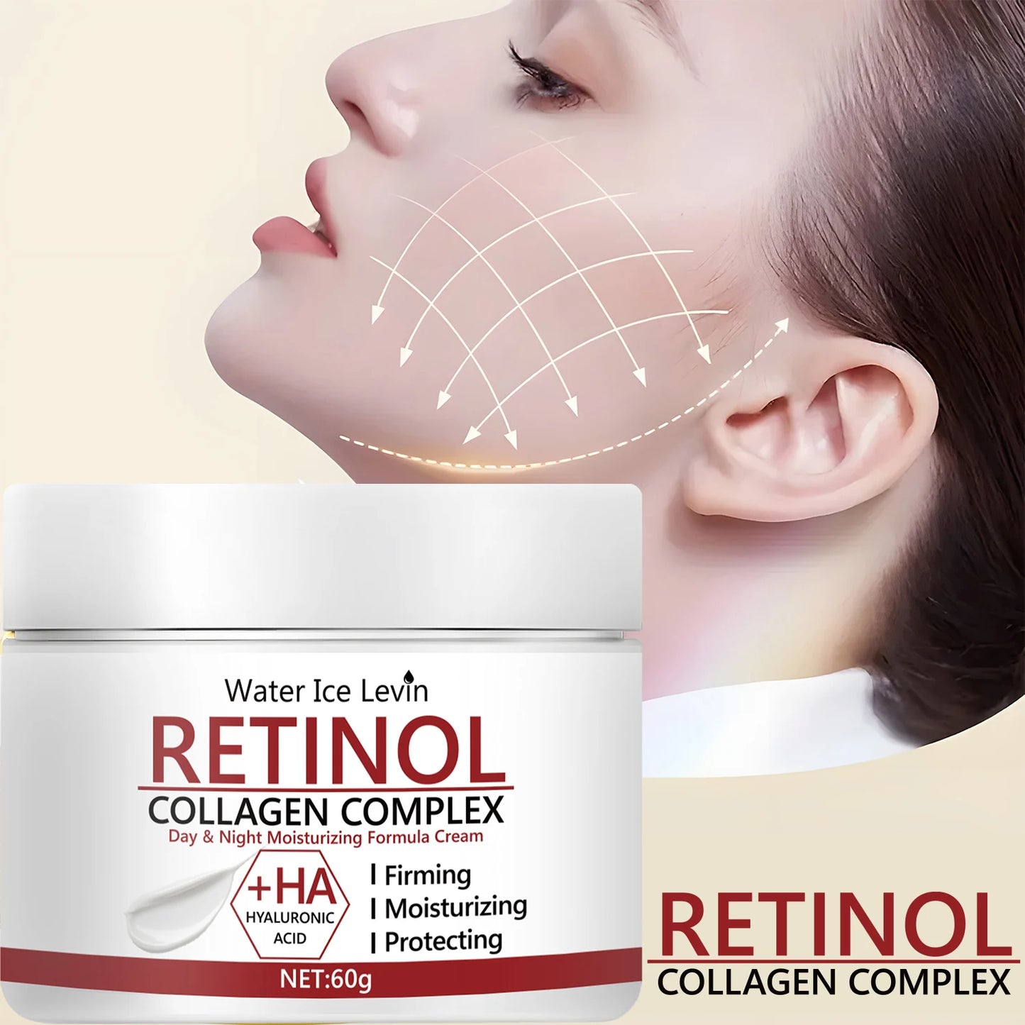 Retinol Cream Promotes Skin Elasticity and Luster Nourishing Nourishing and Locking Moisture to Improve Skin Texture