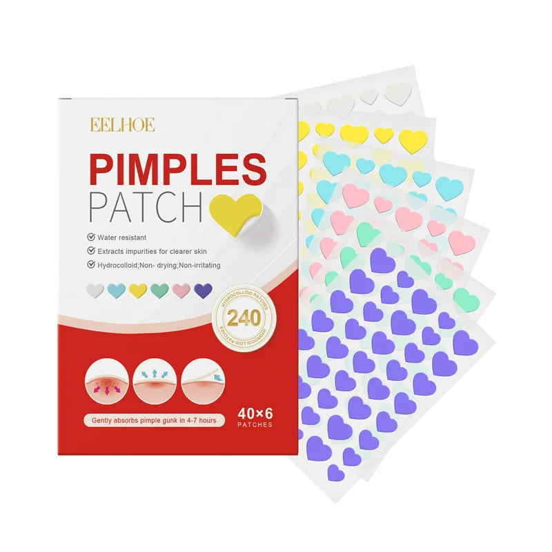 240pcs Star Acne Patches Invisible Pimple Cover for Face Oil Control Spot Treatment