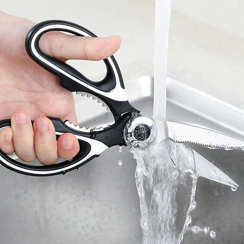 Multifunctional Stainless Steel Kitchen Tools For Cutting Vegetables Meat Fish Food Scissors Kitchen Multi-purpose Tools