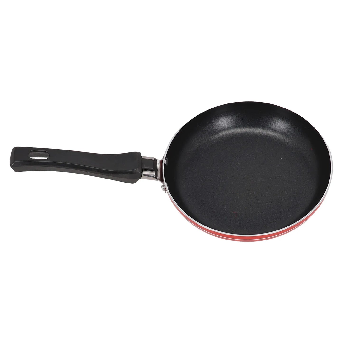 1 Pcs Frying Pan 18CM Frying Pan Non-Stick Steel Frypan Pot Saucepan Random Color For Cookware Kitchen Dining Bar