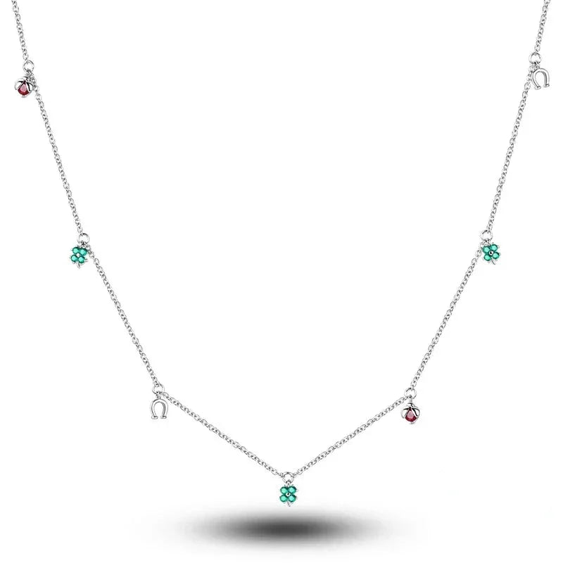 Lucky Charm Sterling Silver Necklace