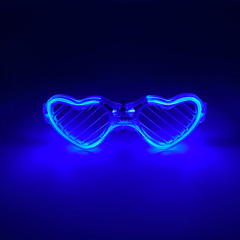 LED Just Married Glasses Wedding Bride To Be Surprise Gift Couple Glasses Souvenirs Glowing Heart Glasses Married Sunglasses
