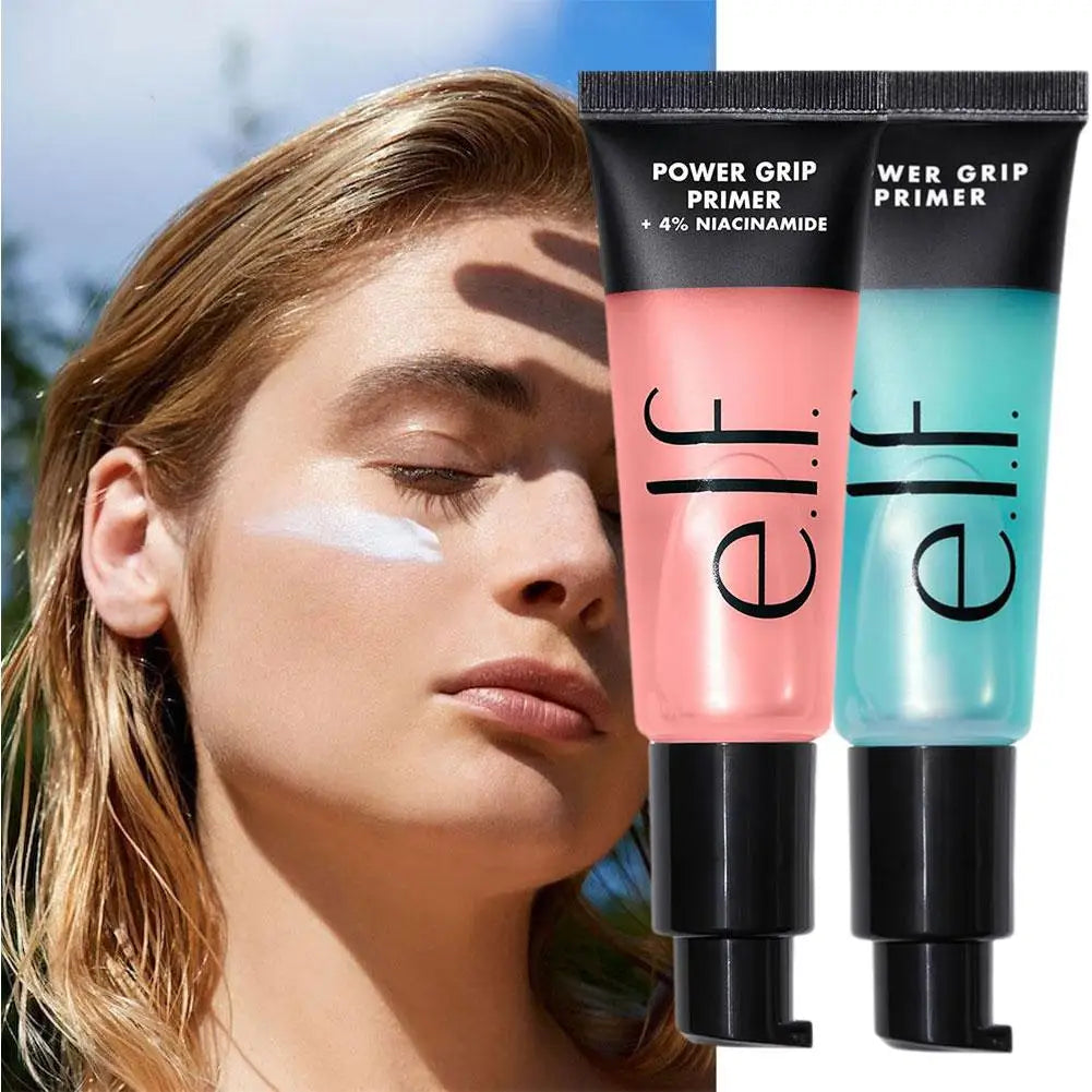 Power Grip Primer Gel Hyaluronic & 4% Niacinamide Brightening Acid Hydrating Long-lasting Wear Face Contour Makeup Cosmetic