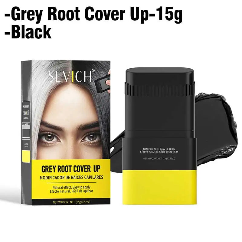 3 Colors Portable Hair Dye Stick 15g Waterproof Hairline Root Concealer Stick Disposable Instant Grey Coverage Hair Coloring Pen