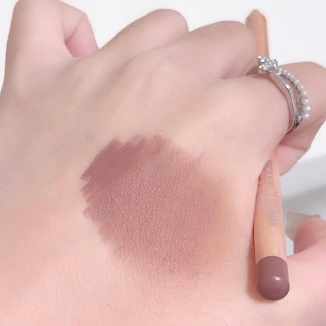 Bean Paste Pink Lip Liner Pen Professional Lip Liner Pencil Velvet Matte Lip Non-stick Cup Nude Lipstick Pen Contour Line Makeup