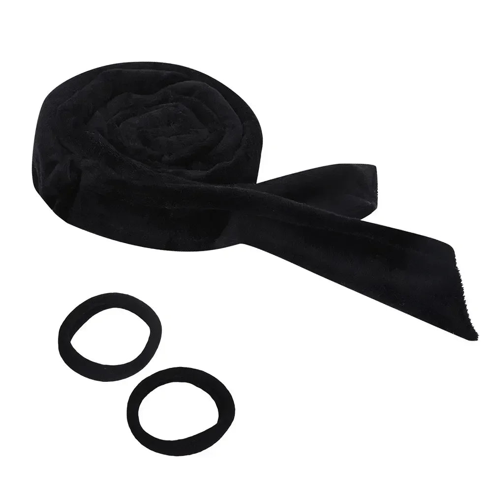 No Heat Hair Curler And Satin Sleeping Cap Set Heatless Hair Curling Headband Hair Claw Clip Hairs Rings Soft Sleeping Hat Salon