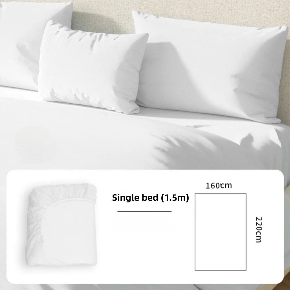 Soft Non-woven Disposable Fitted Sheet with Elastic Bands Single Bed Mattress Covers Non Slip Disposable Sheet Bed Cover Hotel