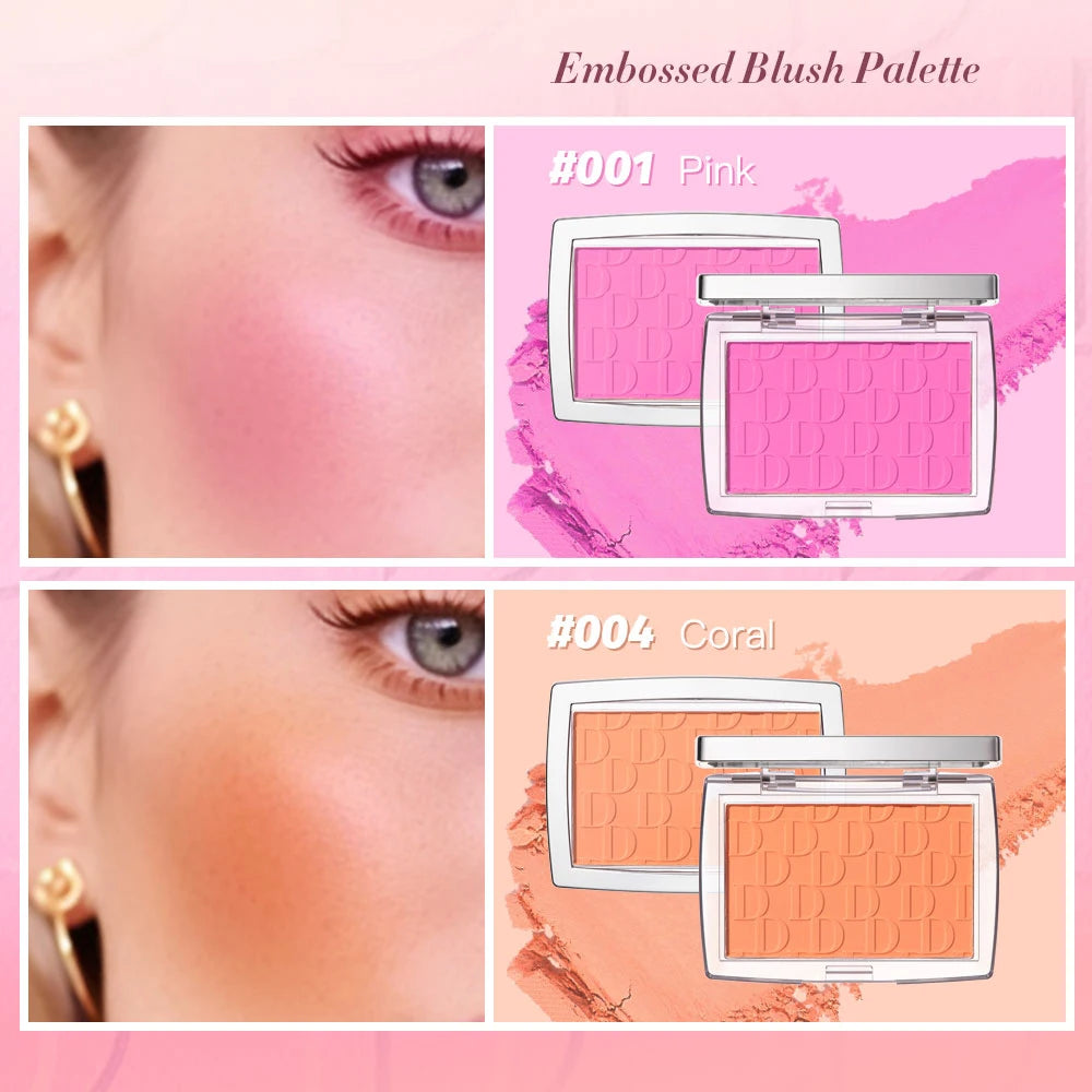 Blush Matte Natural Cheek Tint Brighten Face Pink Red Face Contouring