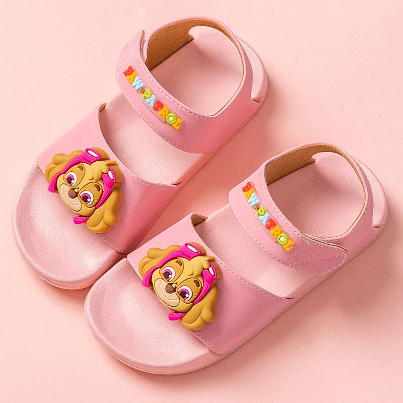 PAW PATROL genuine boys and girls sandals summer new children's beach shoes non-slip soft sole light sandals