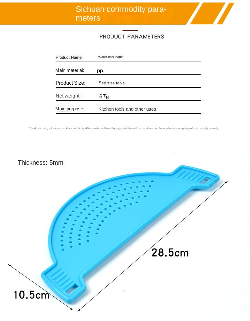 Strainer Plastic for Home Kitchen Easy Draining