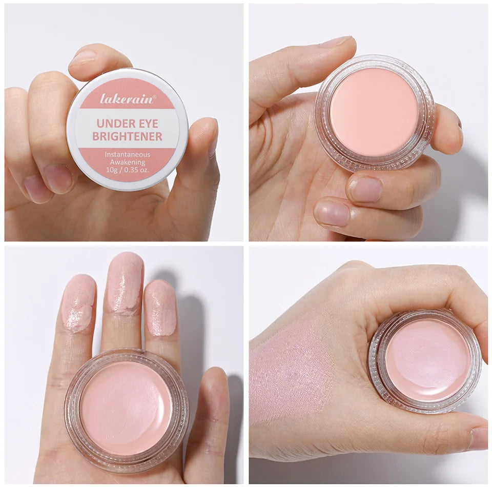 Under Eye Brightener with Hyaluronic Acid&Shea Butter Hide&Brighten Dark Circles Eye Brightener Nourishes Eye Skin, Cruelty-Free