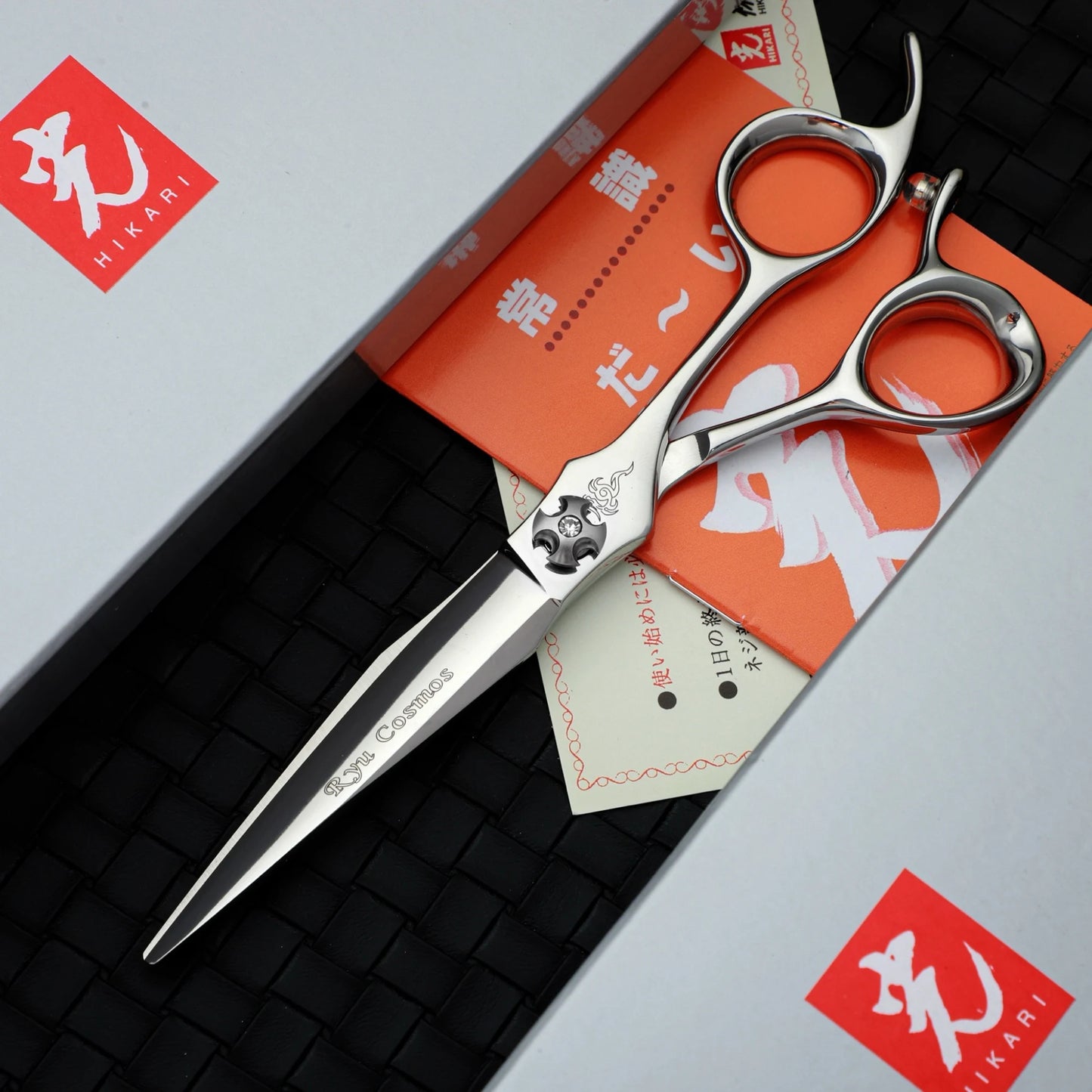 Japan Imported HIKARI Professional Barber Scissors Light Cut 6.3 Inches 172 Molybdenum Steel Structure Hair Stylist Special