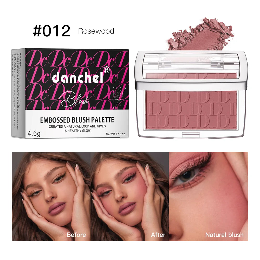 Blush Matte Natural Cheek Tint Brighten Face Pink Red Face Contouring