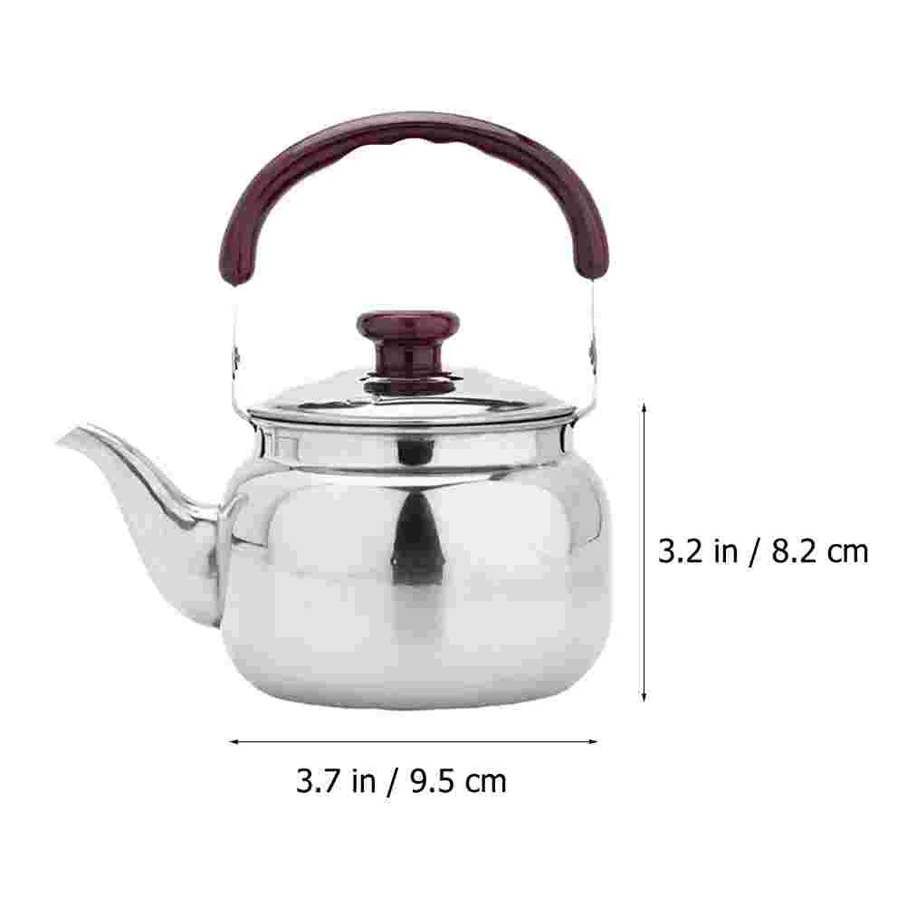 05L 1L Stainless Steel Tea Kettle Boiling Kettle Camping Coffee Pot Water Heater Teapot Kitchen Electric Kettle Thermal Pitcher