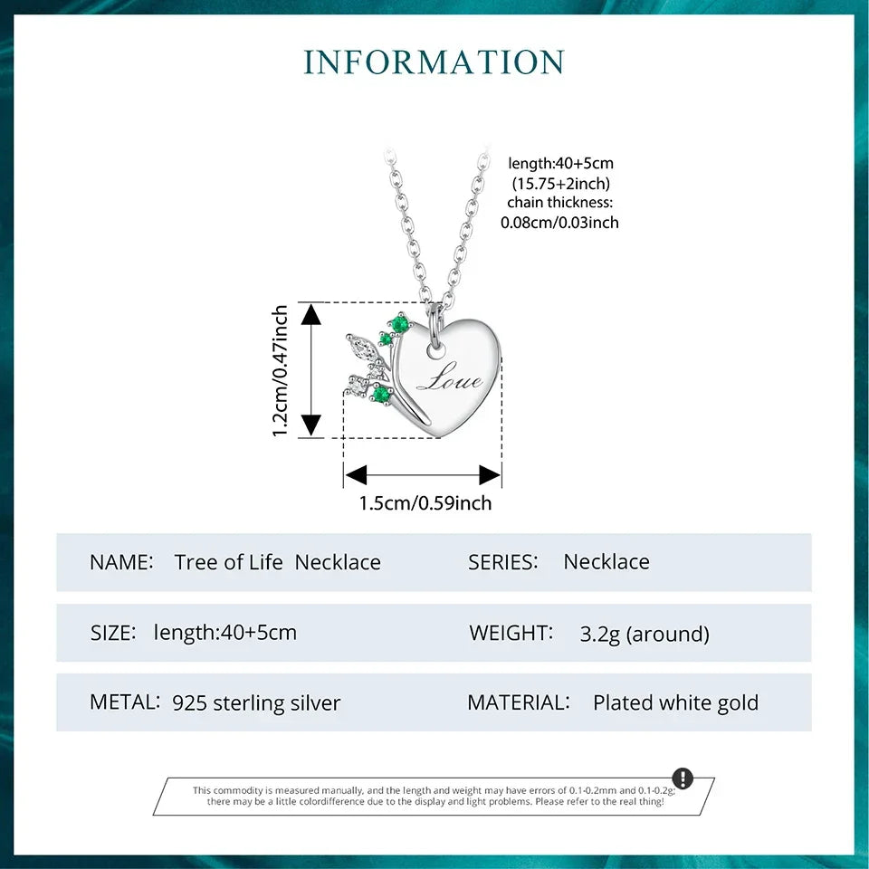 925 Sterling Silver Tree of Life Necklace for Women - Elegant & Meaningful