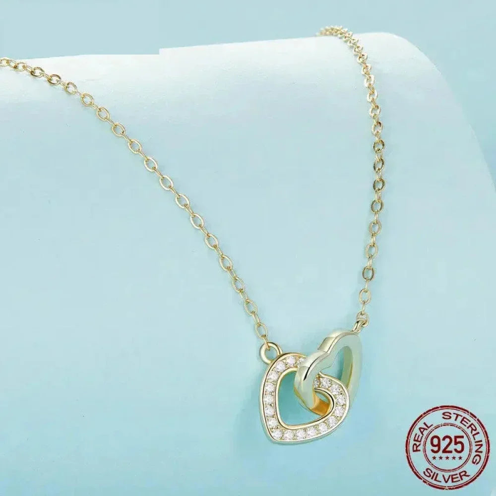 925 Sterling Silver Heart Pendant Necklace - Perfect Valentine'S Day Gift