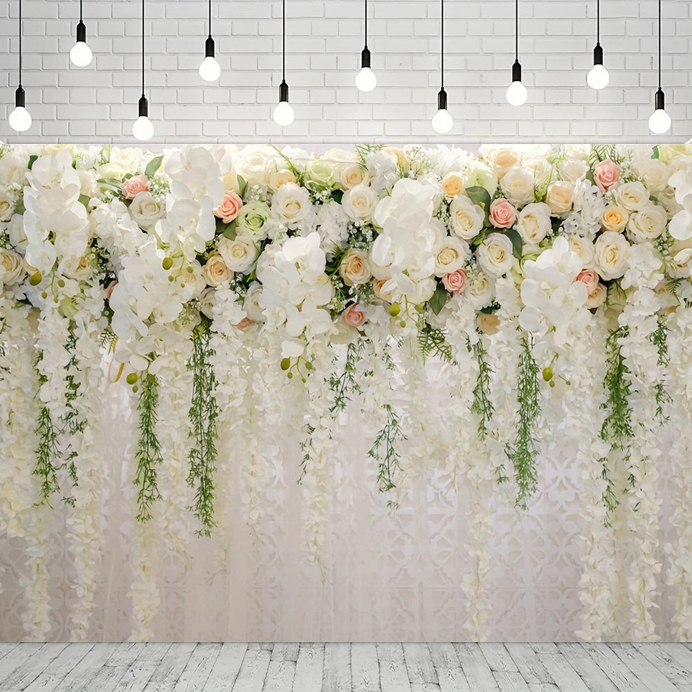 Wedding Background Banner Wedding Ceremony Photo Flower Sea Background Proposal Wedding Bridal Shower Flower Photography Props