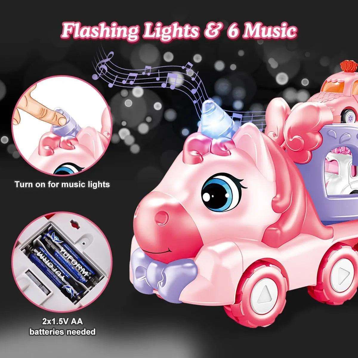 5 in 1 Carrier Truck Car Toys-4