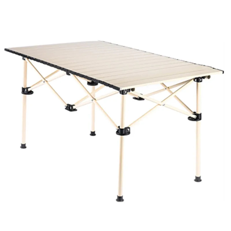 Coffee Tables Outdoor camping Portable aluminum alloy folding table detachable panel barbecue table mobile kitchen picnic table