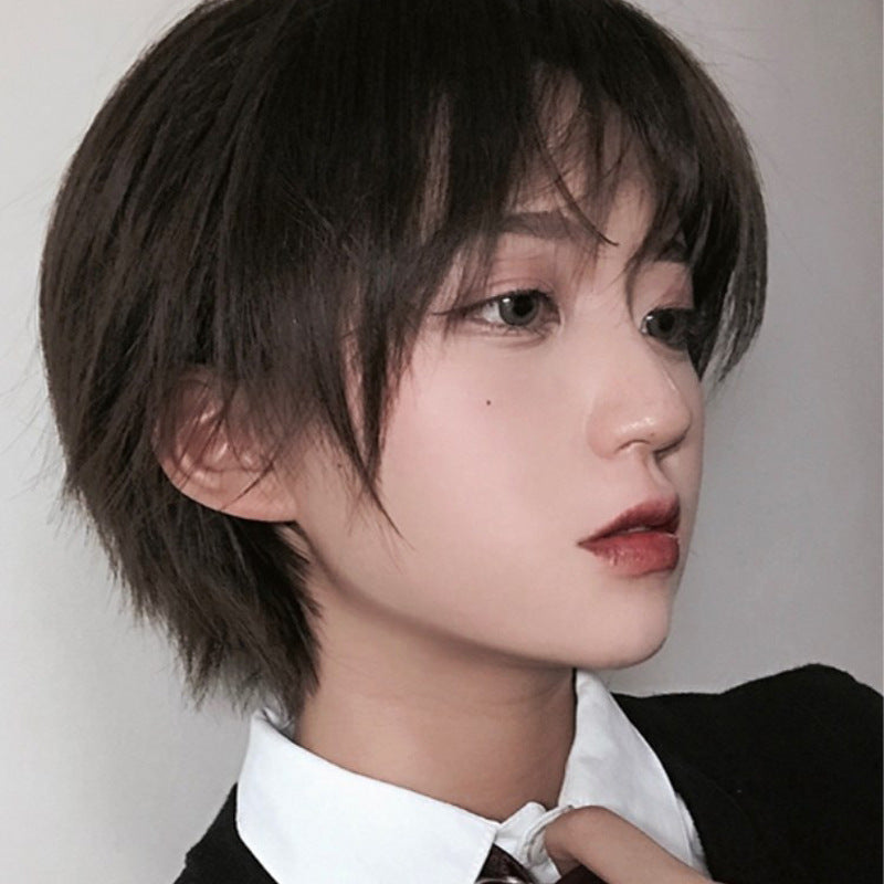 Short Straight Wigs-0