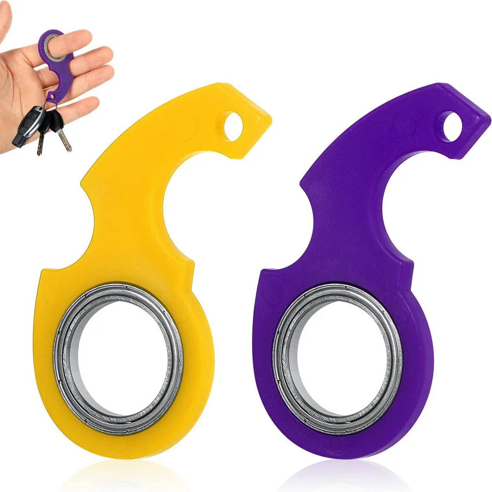 Spinner Stress Toy Keychain Fidget Ring-1