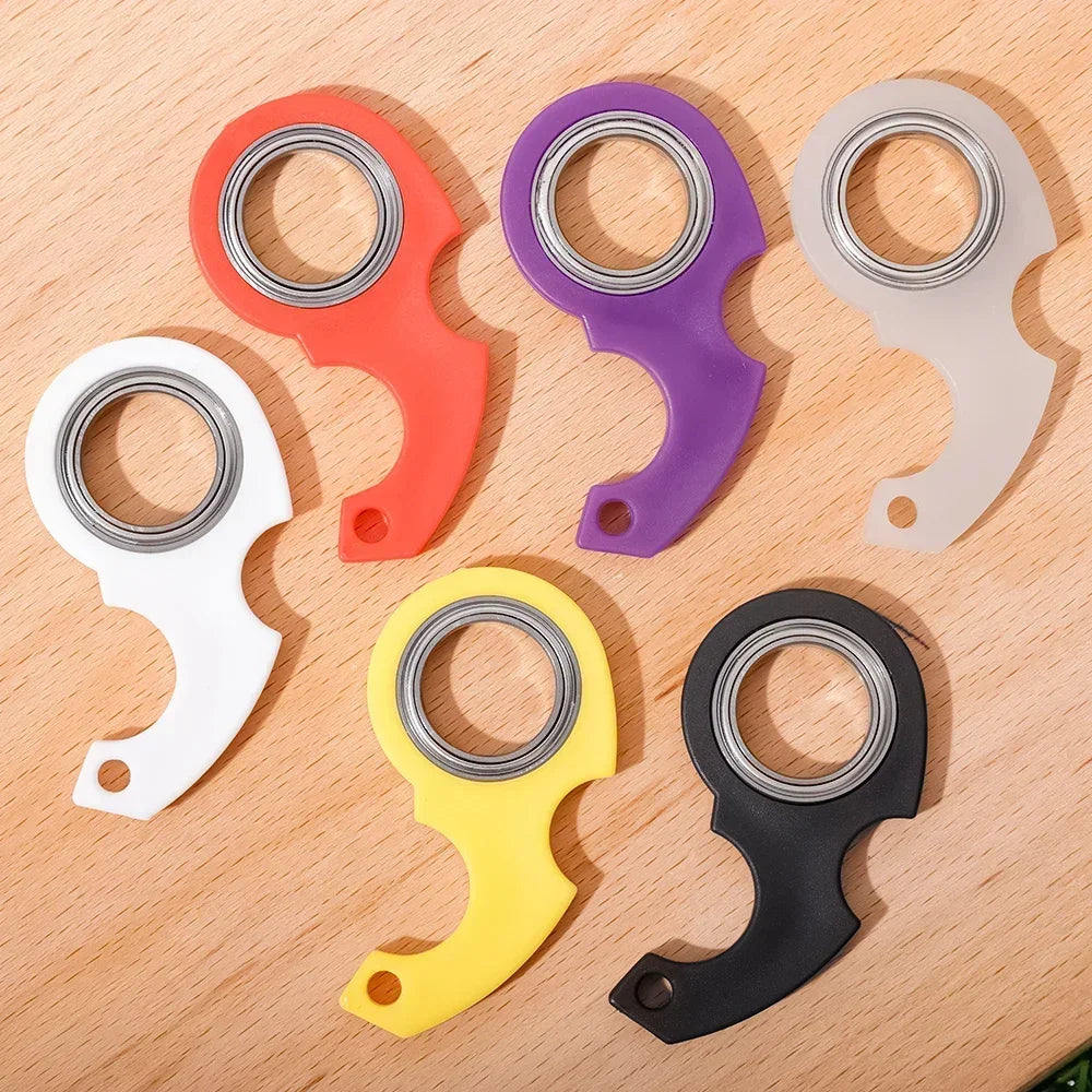 Spinner Stress Toy Keychain Fidget Ring-4